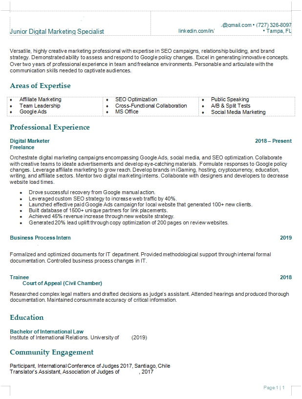 resume by zipjob 