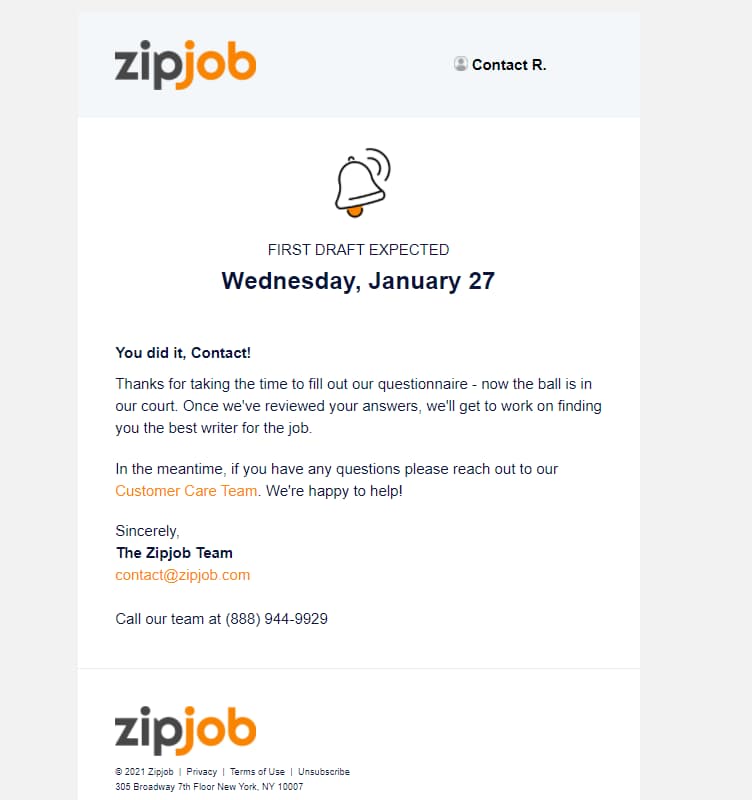 zipjob thank you