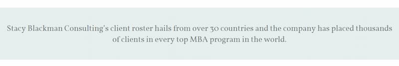 Stacy Blackman MBA program