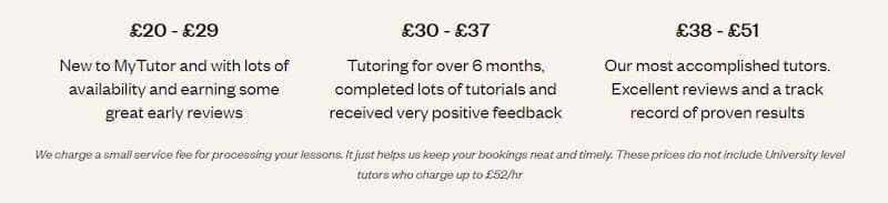 MyTutor-pricing