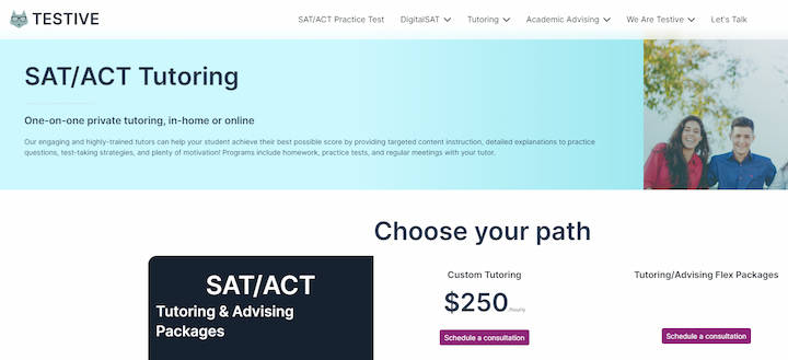 Testive Review SAT/ACT Tutoring
