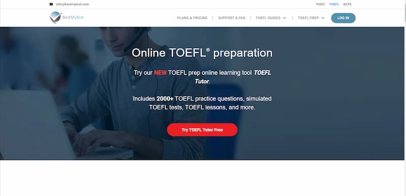 BestMyTest online TOEFL preparation