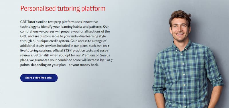 Economist GRE tutoring platform
