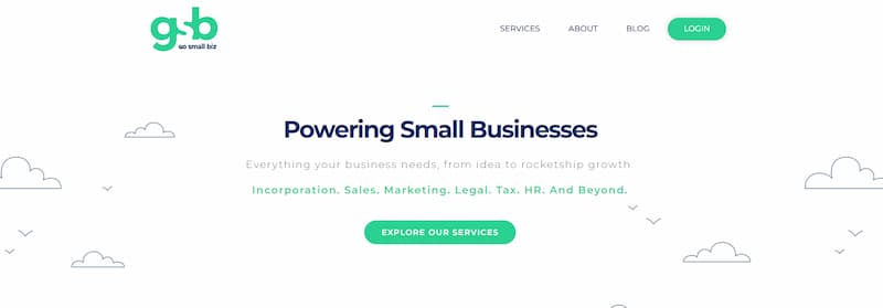 GoSmallBiz-main-page