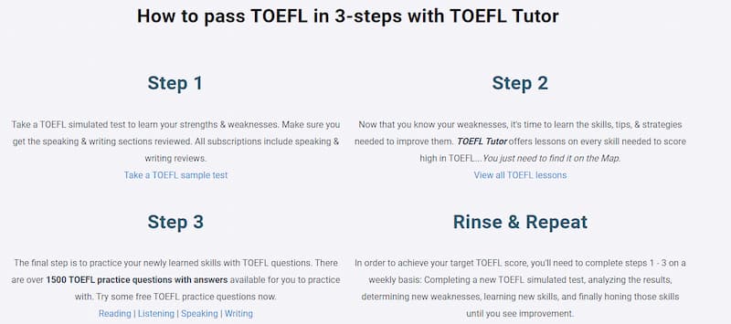 How to pass TOEFL in 3-steps