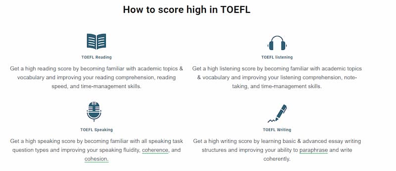 How to score high in TOEFL