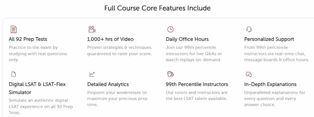 LSAT Max - features