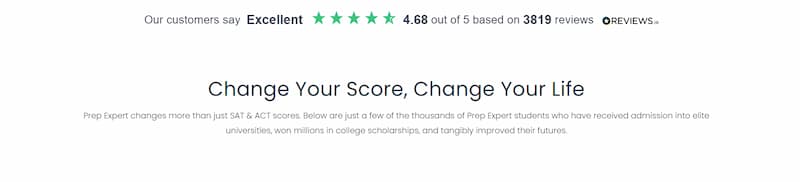 Prep expert change your score