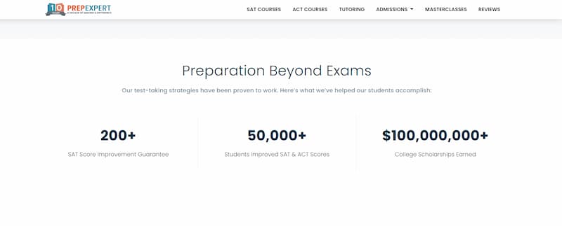 Prep expert preparation beyond exams