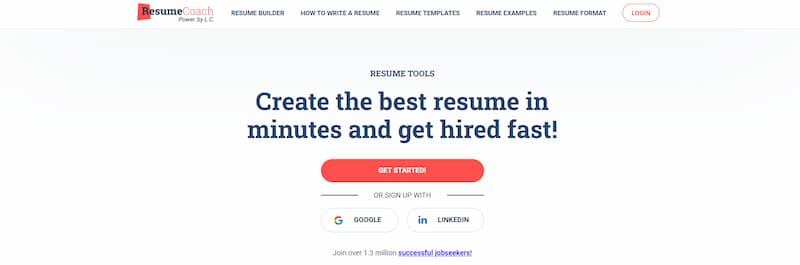 ResumeCoach resume tools