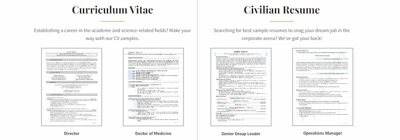 ResumeValley-examples