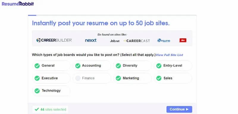 resumerabbit post your resume