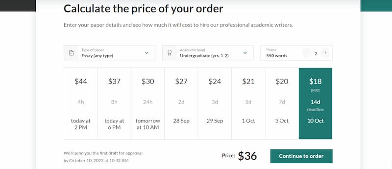 advancedwriters pricing