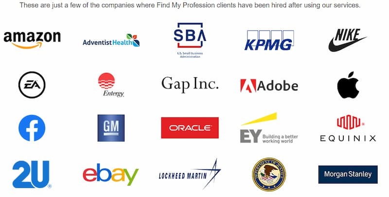 FindMyProfession companies