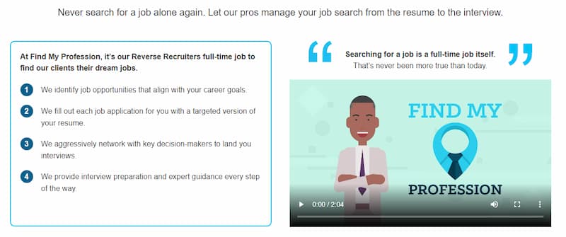 FindMyProfession reserve recruiters