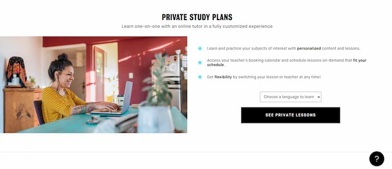 Fluent City private study plans