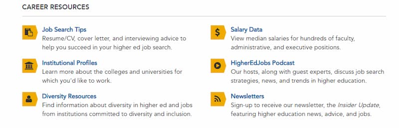 HigherEdJobs-resources