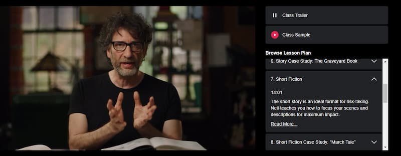 Neil Gaiman MasterClass Review: Find Real Reviews - EduReviewer