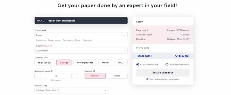 PayForEssay-pricing