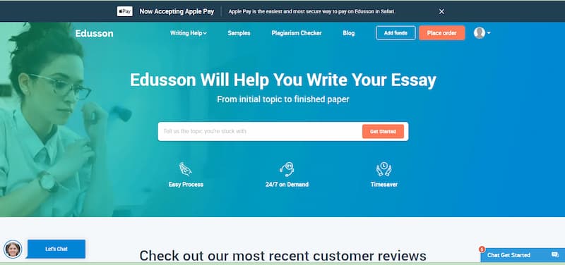 Edusson will help you write your essay