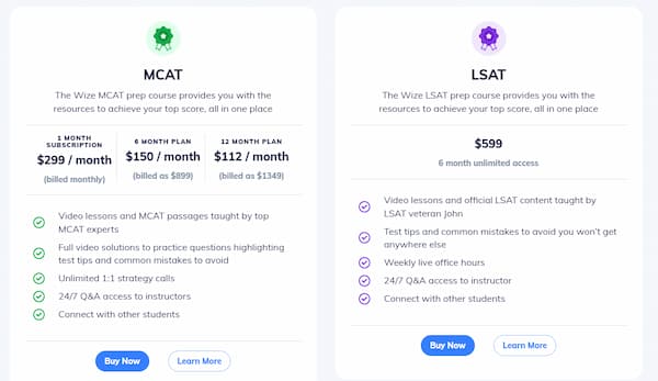 Wize MCAT LSAT