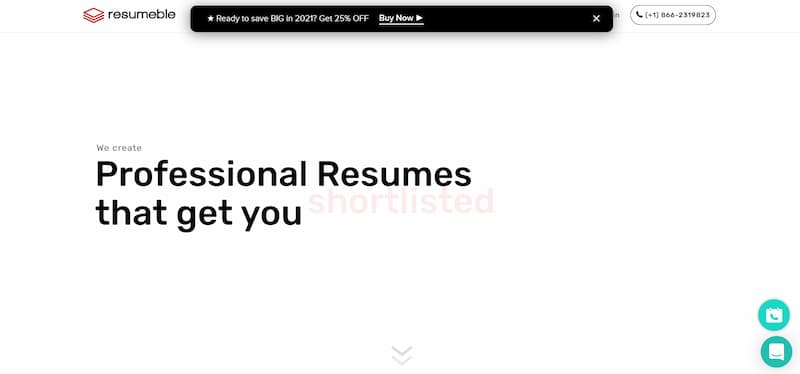 resumble main page