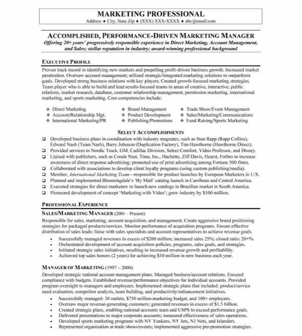 resume corner main page