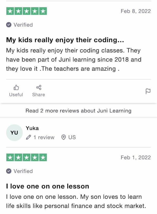 juni-trustpilot-reviews