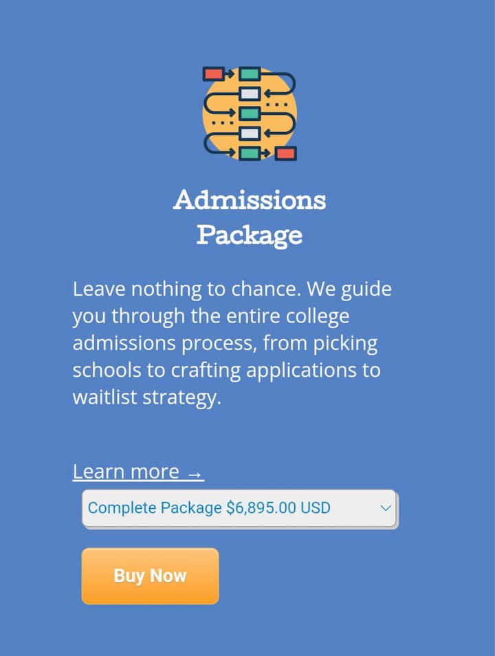 PrepScholar-admissions-package