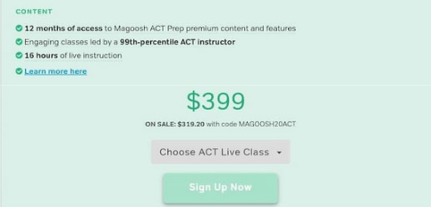 magoosh-act-Guided-Study-Module-price