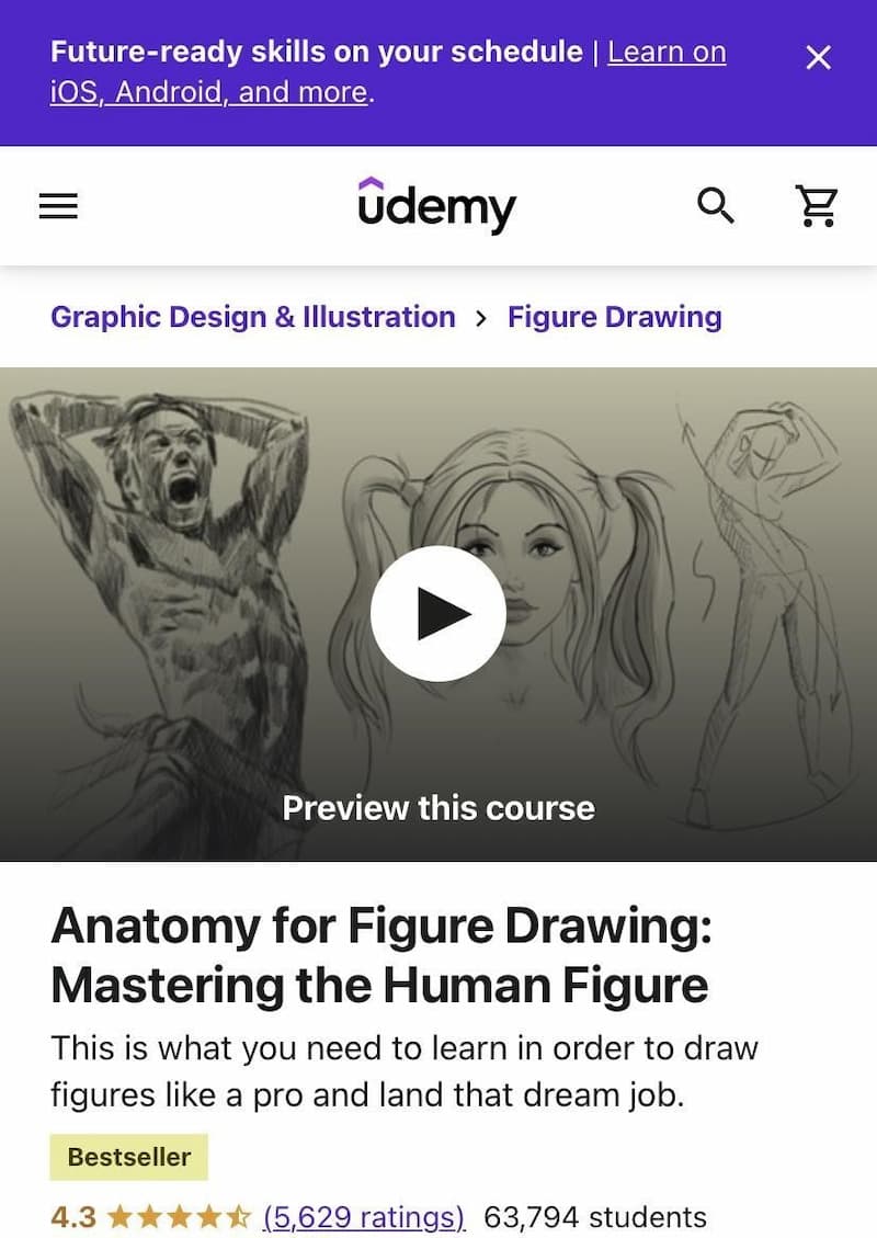 Anatomy for figure drawing