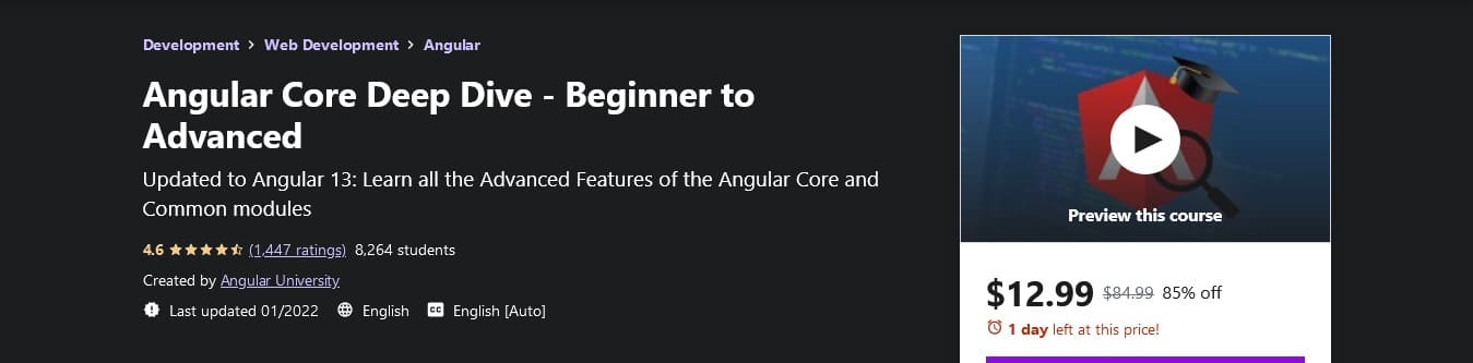 angular core deep dive