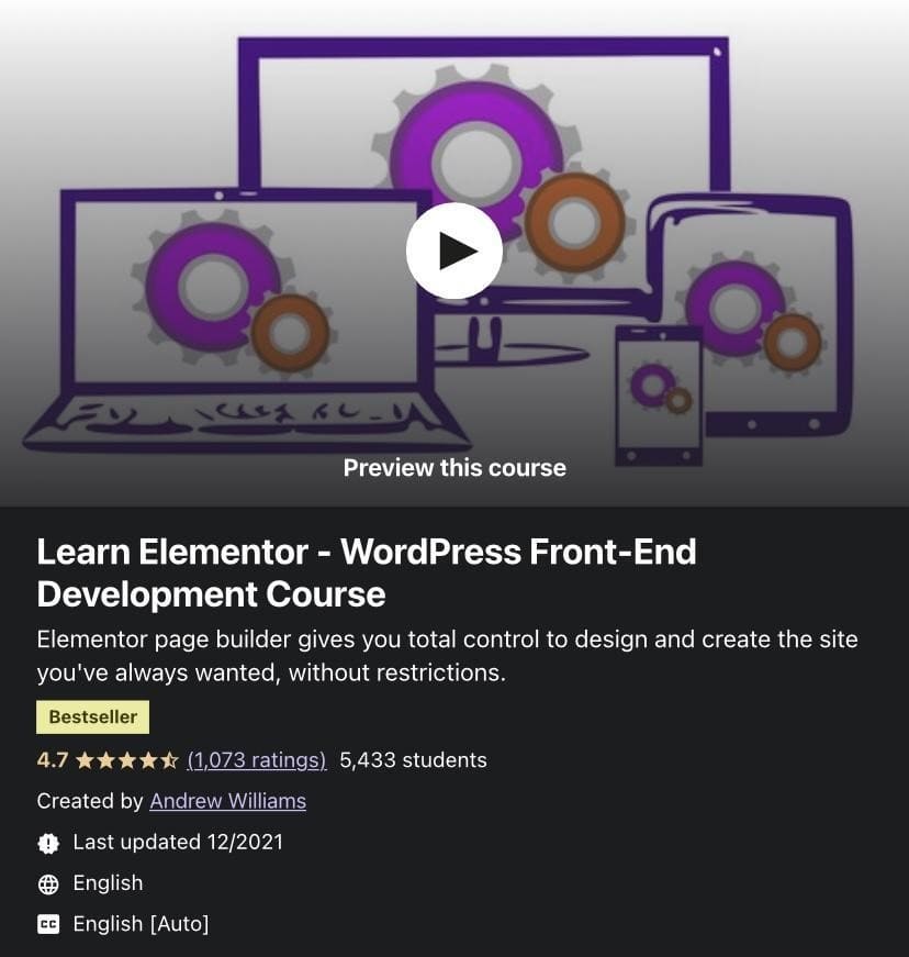 learn_elementor_wordpress_front_end