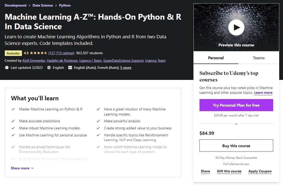 machine_learning_a-z_hands_on_python