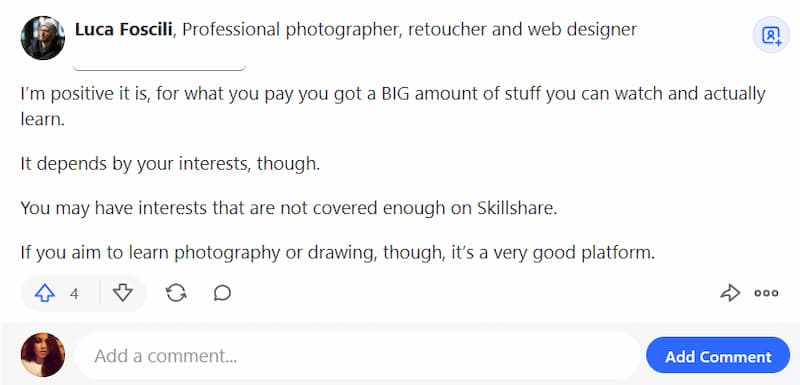 Skillshare Courses Photography