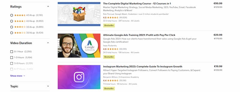 Udemy - courses