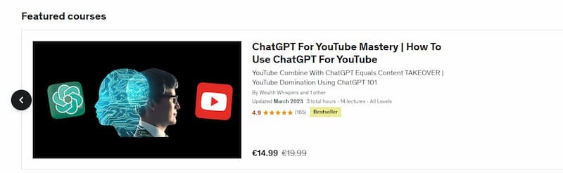 udemy chat gpt course