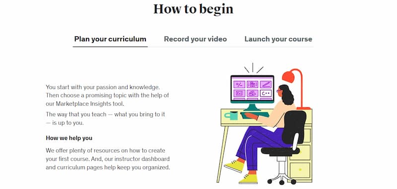 udemy how to begin
