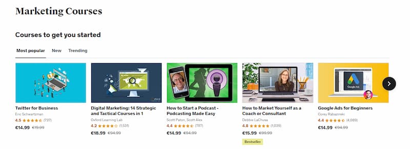 Udemy-marketing-courses