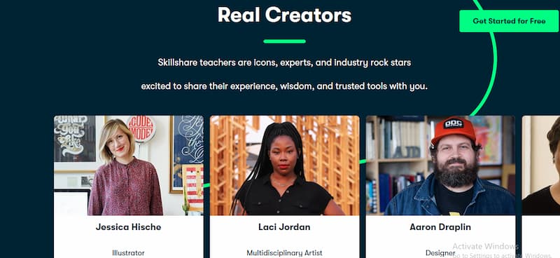 Skillshare Real Creators