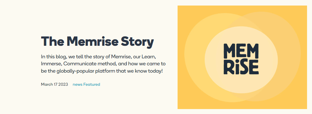 The Memrise Story