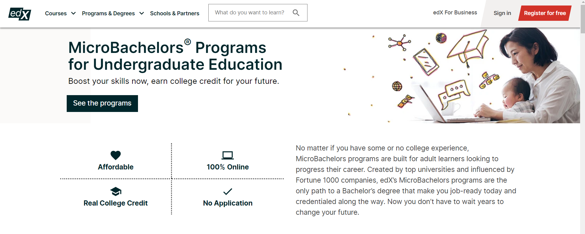 edX MicroBachelors program