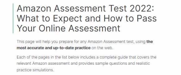 Amazon-Maintenance-Test-Practice-Course