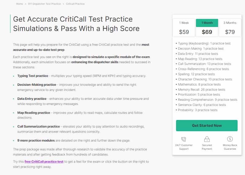 CritiCall-Test-Practice-Course