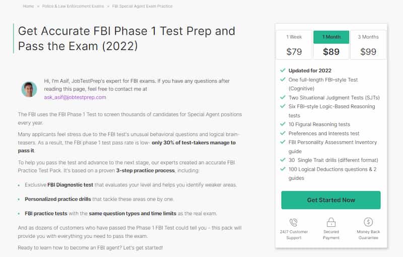 FBI-Special-Agent-Test-Practice-Course