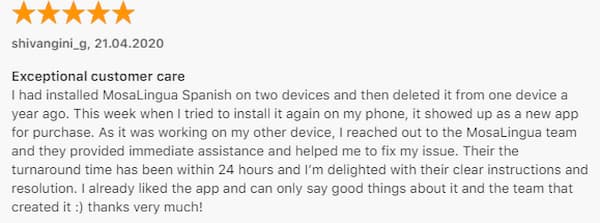 MosaLingua-Apple-Reviews