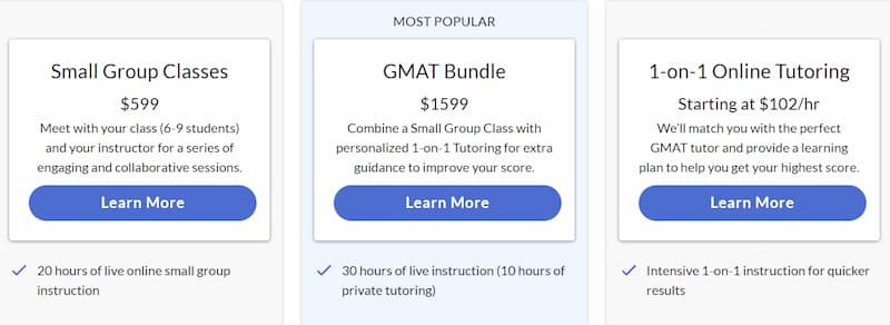 varsity-tutors-GMAT-prices