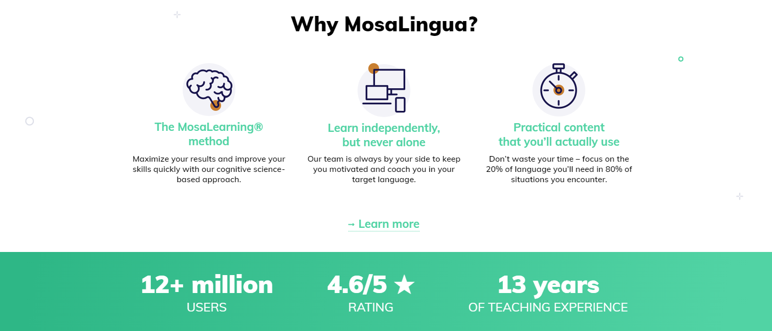 Why is Mosalingua