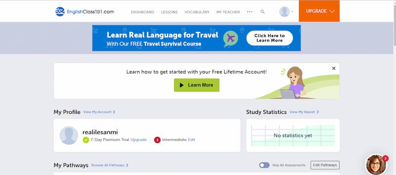 EnglishClass101 get started