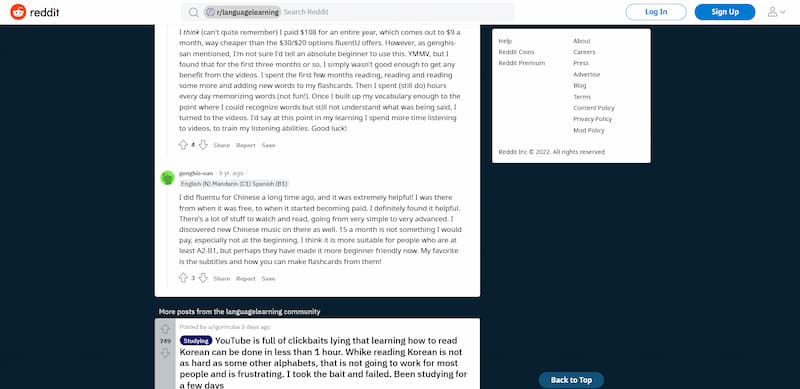 FluentU Reddit Review